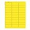 Nevs Cryo Label Laser Sheets 67x25mm for Racks/Boxes Yellow LCL-1258-Y - alternate 2